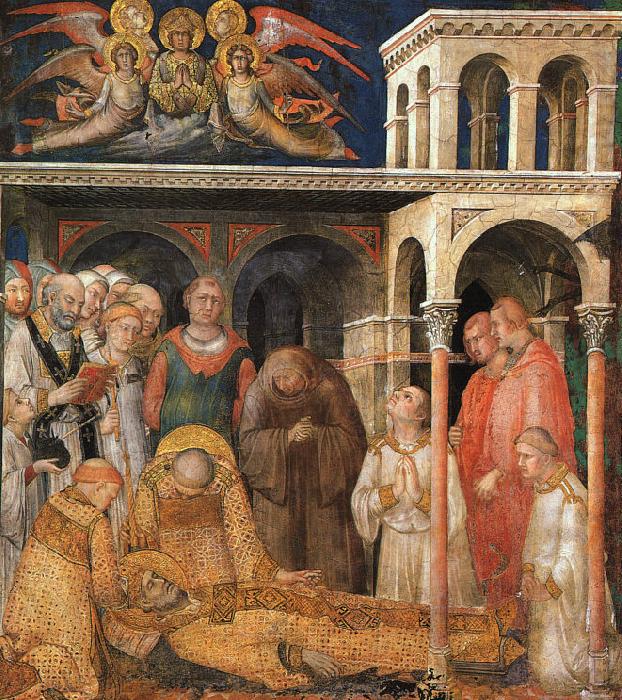 The Death of St.Martin, Simone Martini
